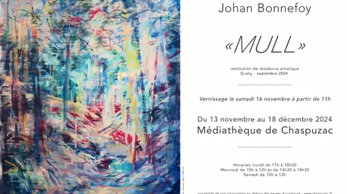 EXPOSITION "MULL" JOHAN BONNEFOY