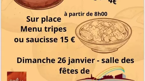 TRIPES SAUCISSE ET PAIN CUIT AU FOUR